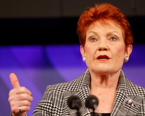 Hanson Meeting UK Far-Right Activist: Coalition MP Reacts