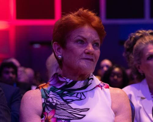 Pauline Hanson Slams White Privilege at London CPAC