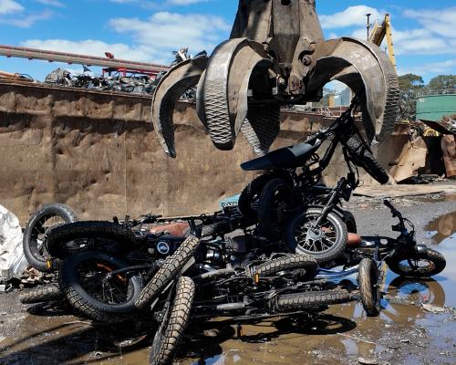 NSW Illegal Ebike Laws: First Seized Bikes Crushed in Sydney