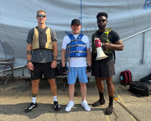 Wayne Rooney, Micah Richards, Joe Hart Row Hudson River After Wor