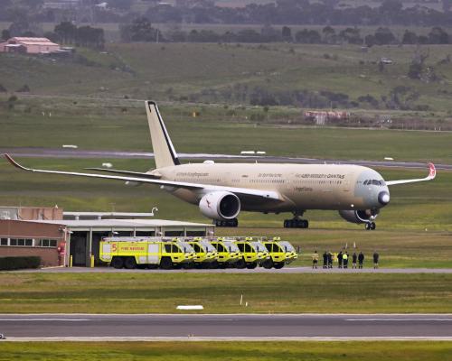Qantas A350-1000ULR Test Flight from France to Melbourne