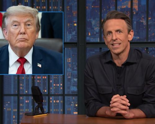 Seth Meyers Roasts Trump Presidency: Economy Tumbles