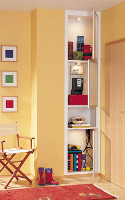 How to Maximize Space Behind a Door with a DIY Shelf Unit