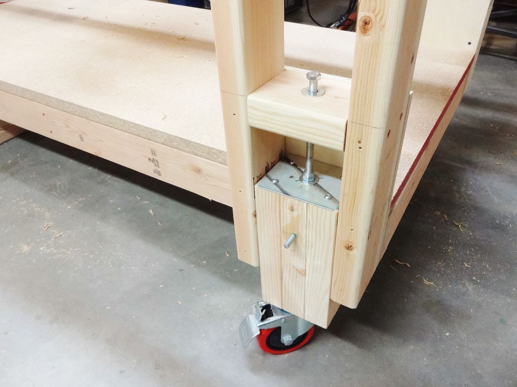 How to Make a Height Adjustable Work Table! - grandgoldman.com