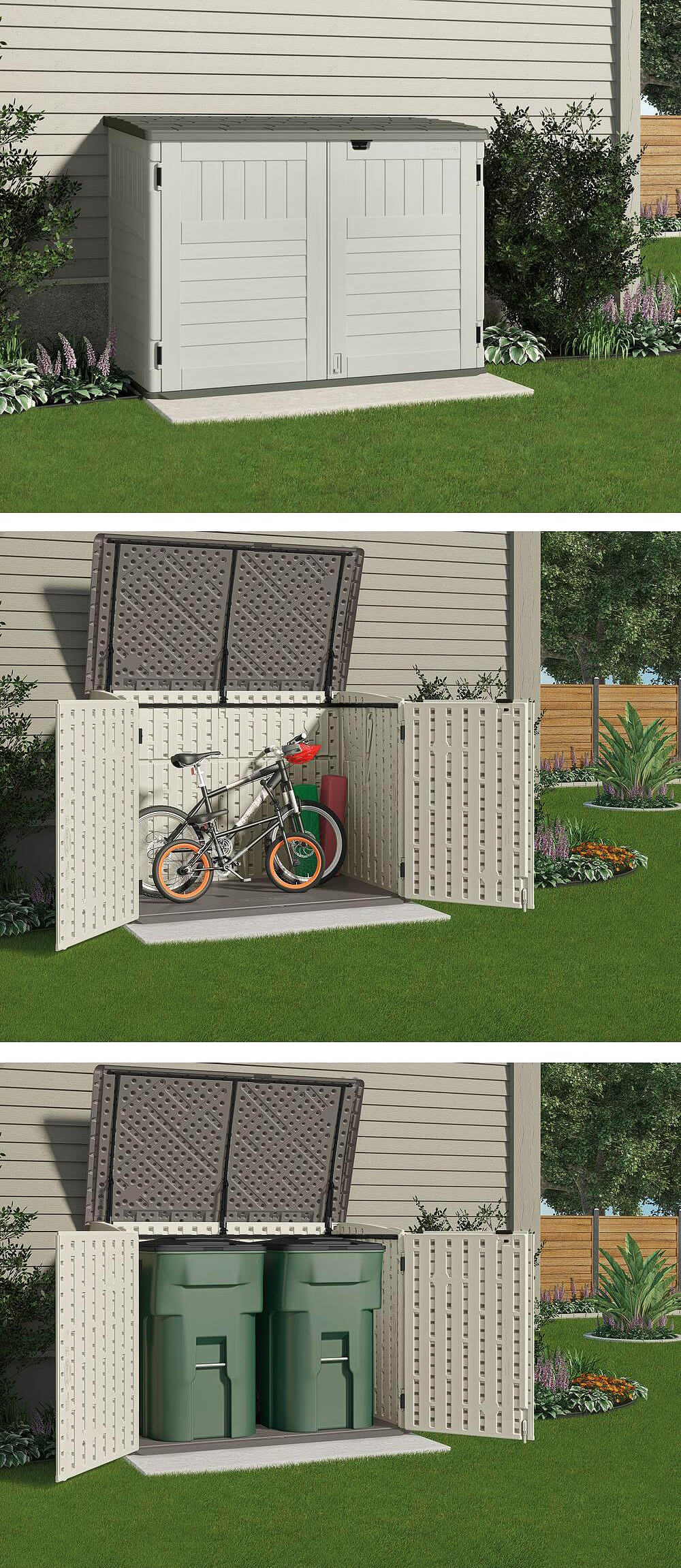 22 Simple Medium-Sized Patio Storage Sheds! - grandgoldman.com