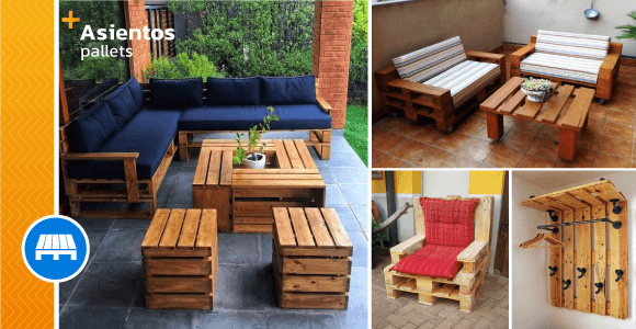 Seats made from wooden pallets - grandgoldman.com