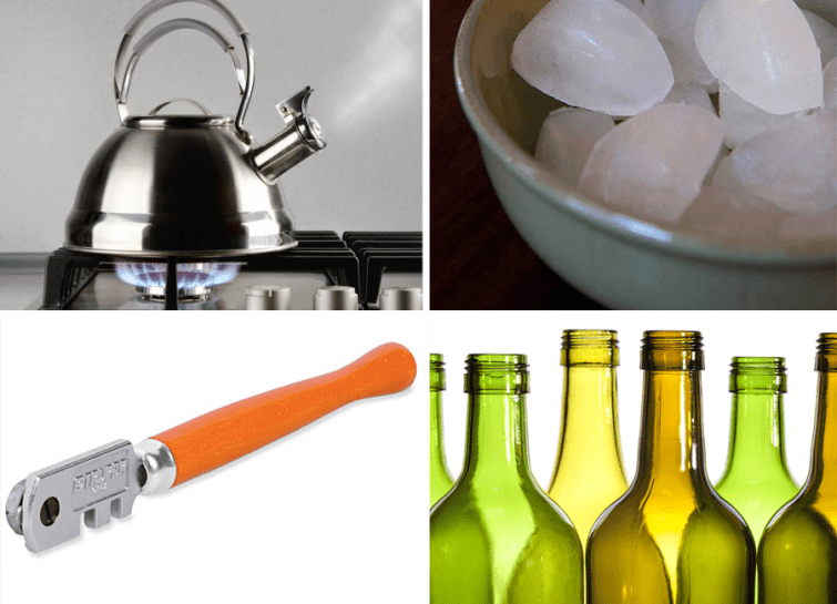 4 different ways to cut a glass bottle - grandgoldman.com