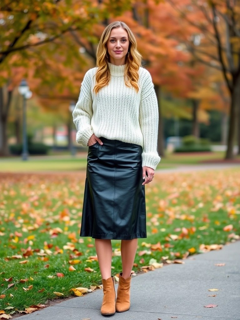 20 Fall Outfits with Skirts Feminine and Stylish Ideas