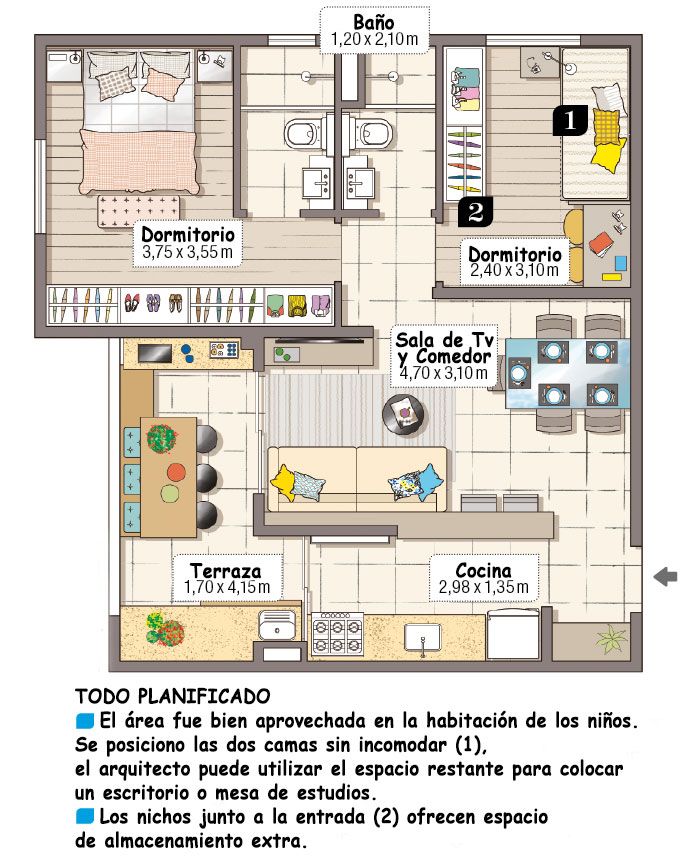 Tips on How to Layout a Small Apartment! - grandgoldman.com
