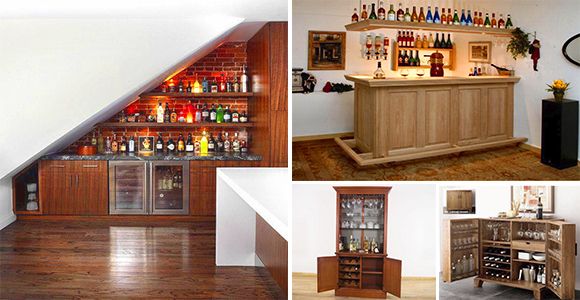 15 ideas to have your own drinks bar in any corner of your home! - grandgoldman.com