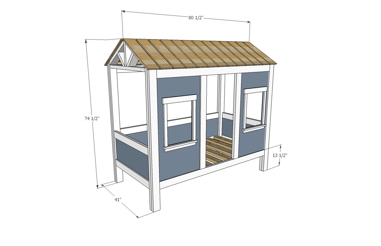 Learn How to Build a Cool Cabin Bed for Kids! - grandgoldman.com