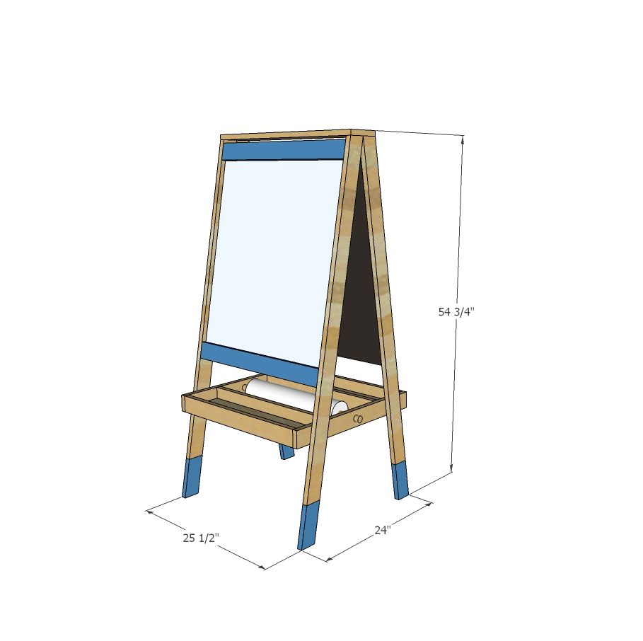 Learn How to Build an Amazing Painting Easel for Kids! - grandgoldman.com