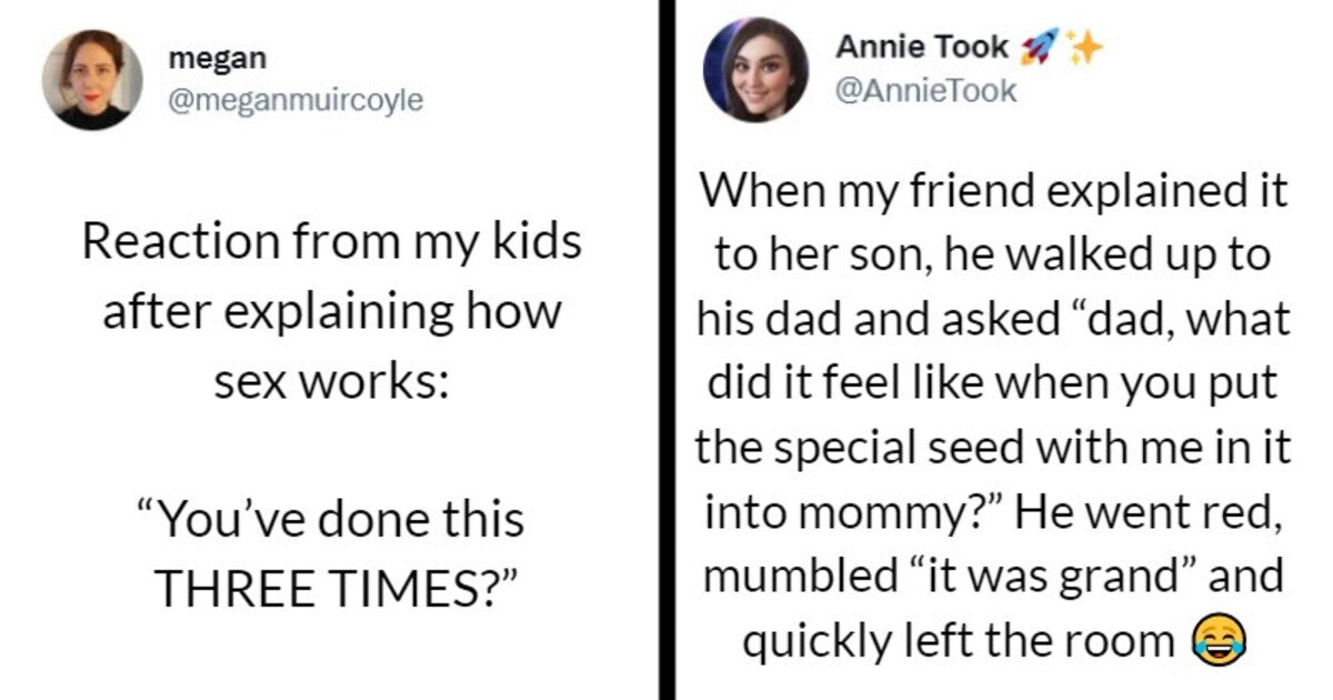 “Where Babies Come From”: 19 Hilarious Reactions Of Kids After They Learned About “Birds And Bees” - grandgoldman.com