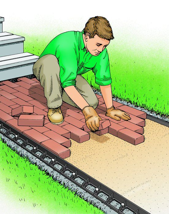 Simple Steps to Build a Brick Road! - grandgoldman.com