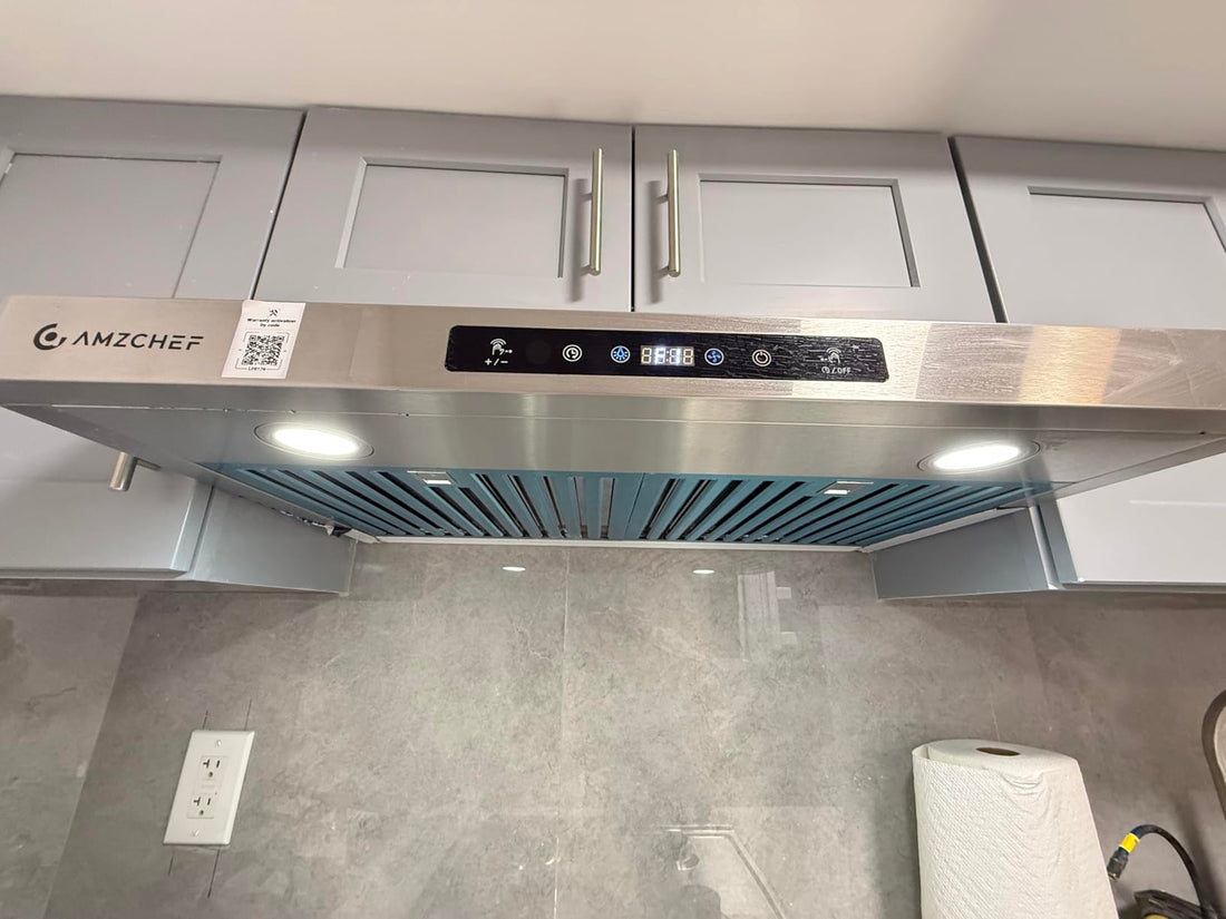 AMZCHEF Under Cabinet Range Hood Stainless Steel Review - grandgoldman.com