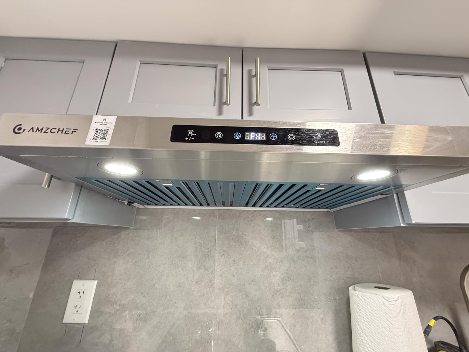 AMZCHEF Under Cabinet Range Hood Stainless Steel Review - grandgoldman.com