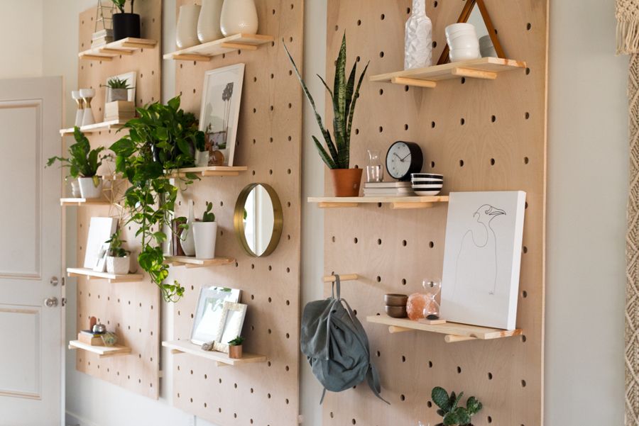 Do It Yourself: How to Make a Wooden Pegboard - grandgoldman.com