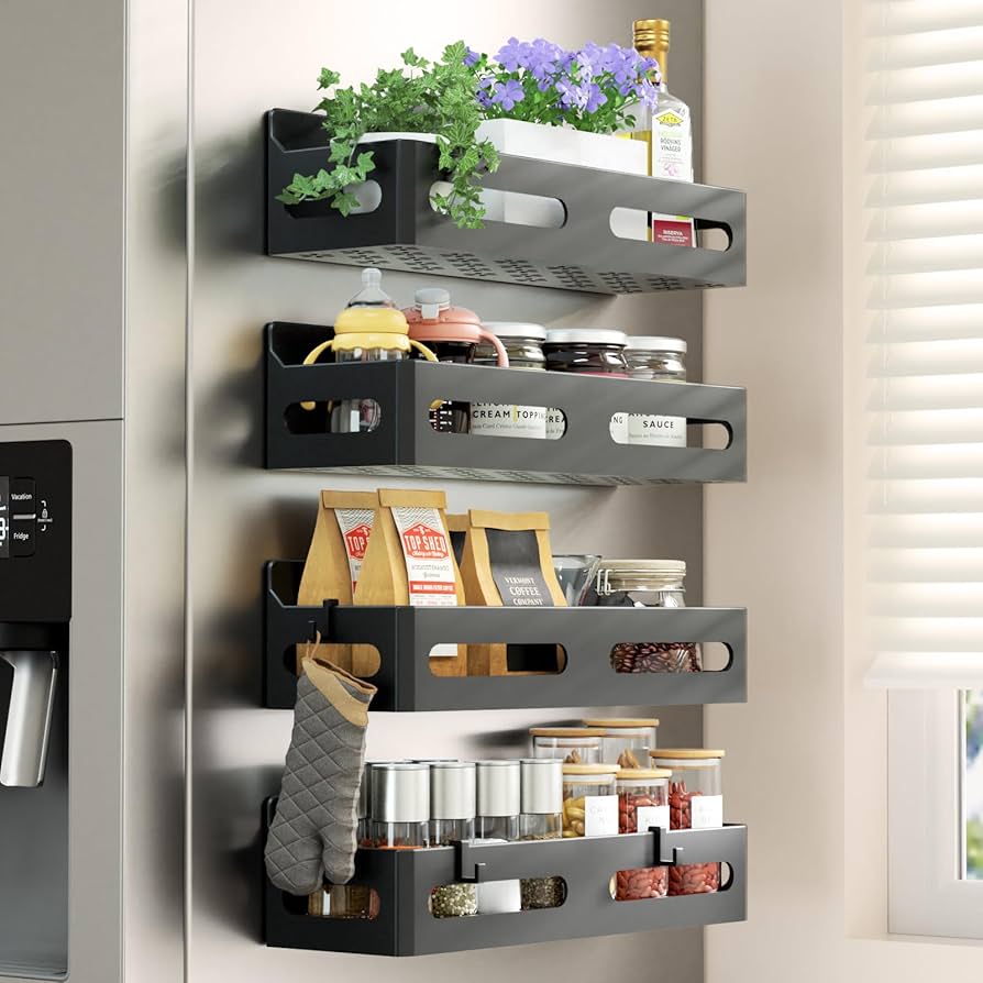 Sevenblue Magnetic Spice Rack for Refrigerator Review - grandgoldman.com