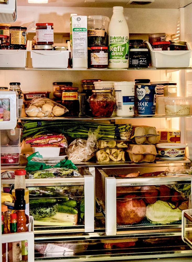 Fridge Contents: Beansprouts, Nonya Paste and Kefir