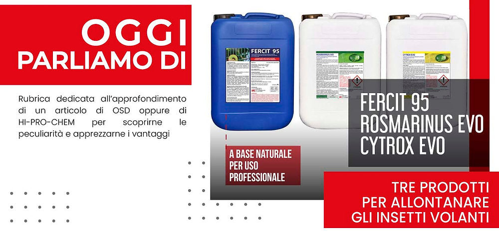 3 Natural Products to Repel Flying Insects: Fercit 95, Rosmarinus Evo, Cytr