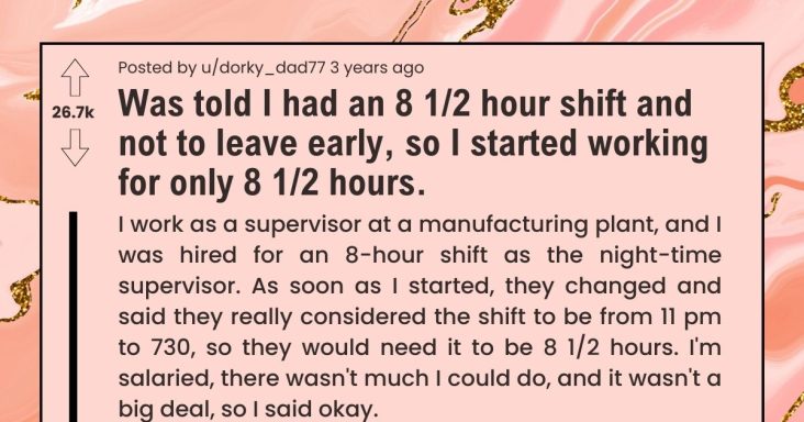 Employee Maliciously Complies With His Manager When She Tells Him To Come On Time - grandgoldman.com