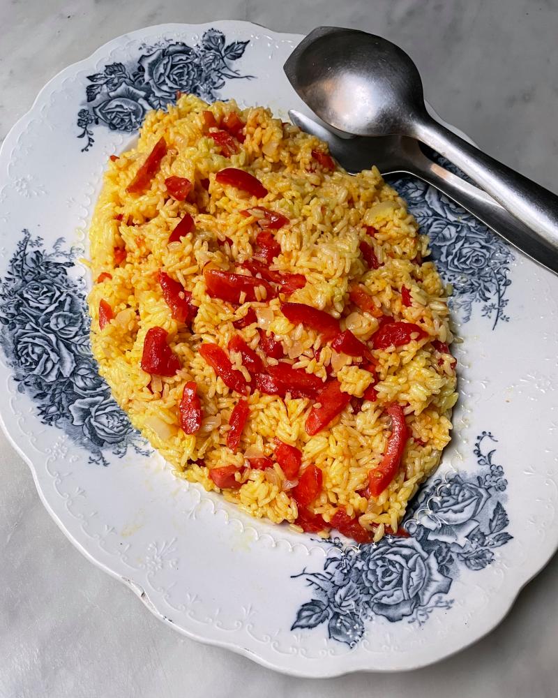 Saffron and Tomato Rice: Richard Olney's Classic Recipe