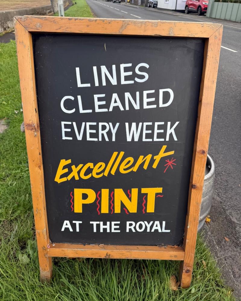 Pub Sign Sparks Disturbing Beer Line Hygiene Rabbit Hole