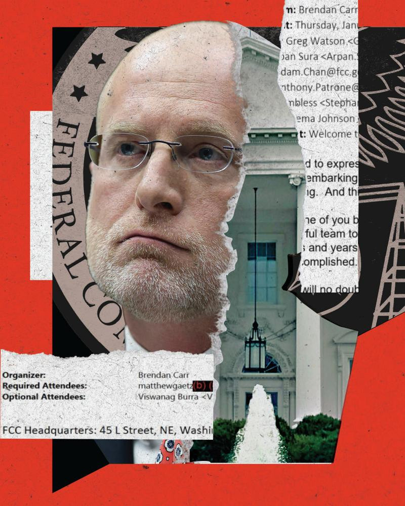 FCC Chair Brendan Carr's White House Coordination Exposed