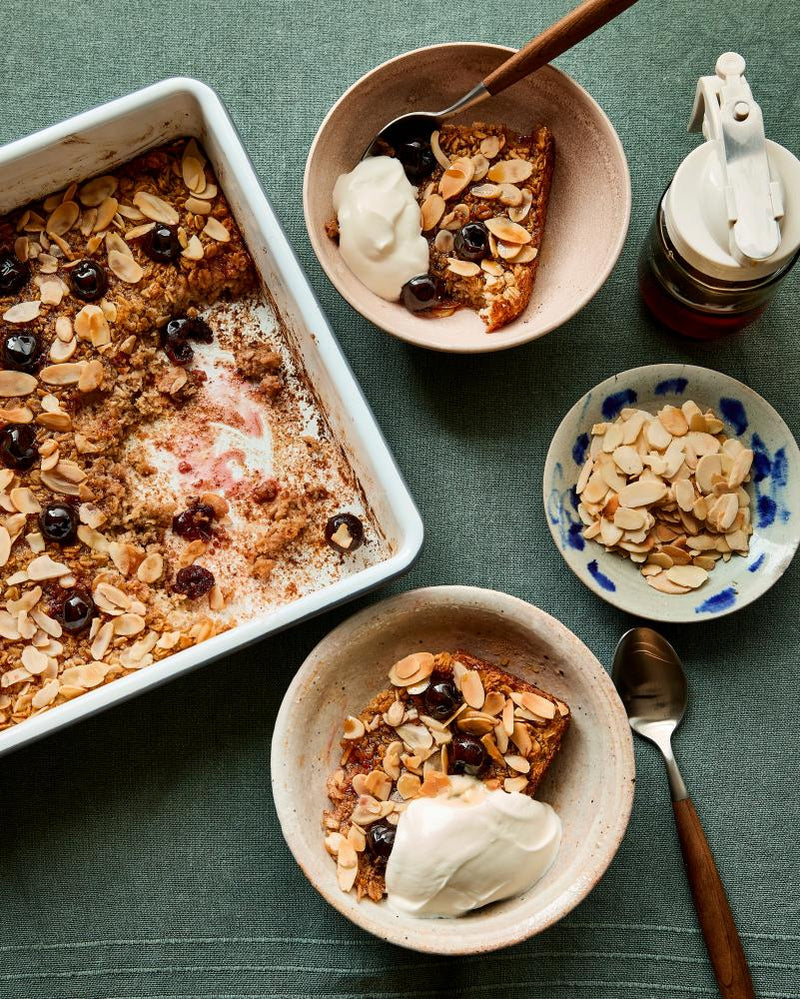 Baked Oats with Morello Cherries and Almond Recipe Guide