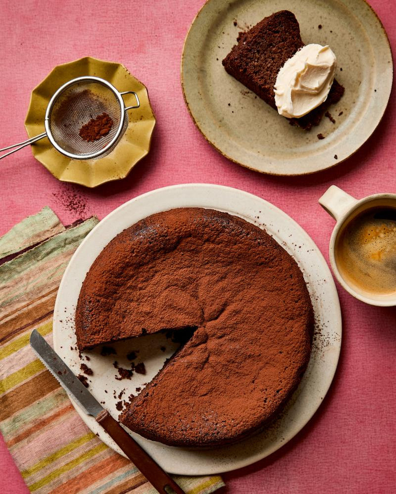Flourless Walnut Date Espresso Cake Recipe for Chocolate Lovers