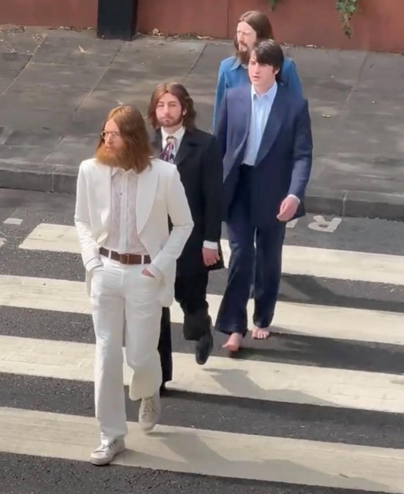 Beatles Abbey Road Biopic Recreates Iconic Album Cover