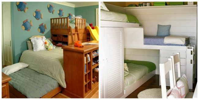 Ideas for a small bedroom for your children - grandgoldman.com