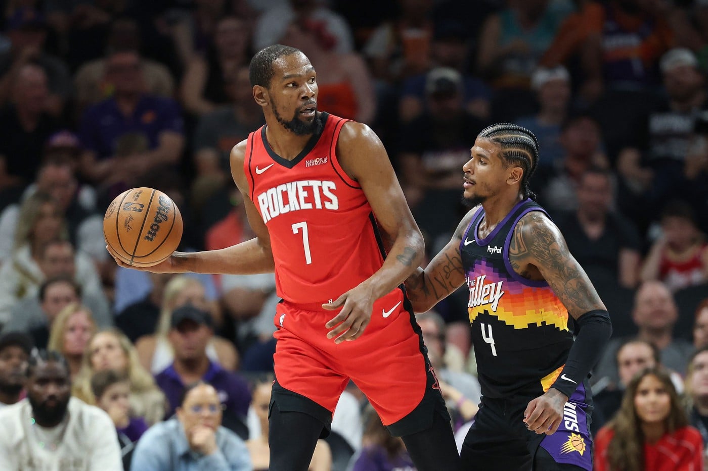 Kevin Durant Returns to Phoenix Leads Rockets Past Suns 119-105 - grandgoldman.com