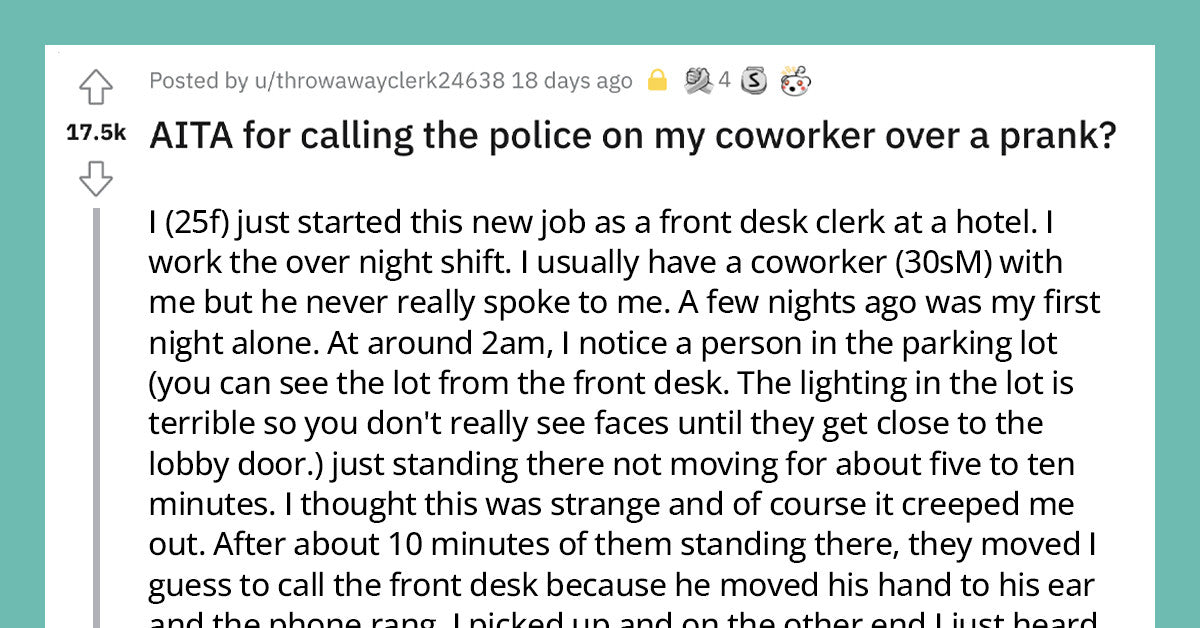 Hotel Staff Calls The Cops On Coworker After A “Prank” Where He Pretended To Be A Killer - grandgoldman.com