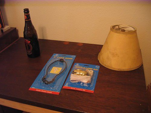 Make a Lamp from a Bottle! - grandgoldman.com