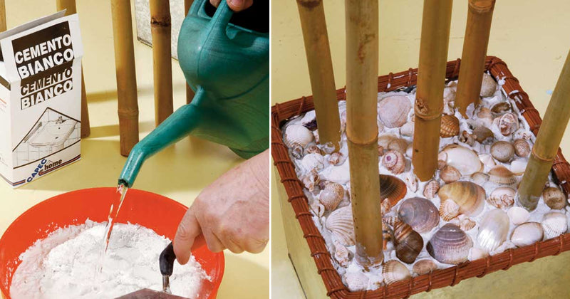 DIY Bamboo and Shell Coat Rack: A Beachy Entryway Project
