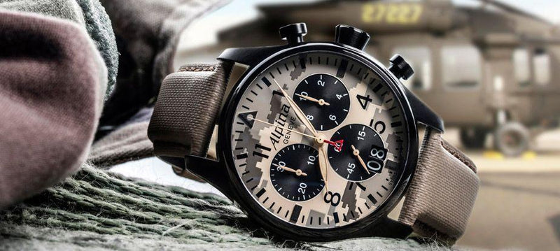 Startimer Pilot Big Date Chronograph, precision and military excellence - grandgoldman.com