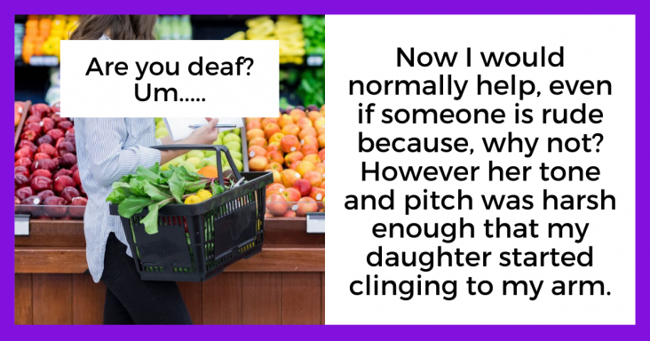 Entitled Lady Asks A Mom For Help While She Was About To Check-Out With Her Two Kids
