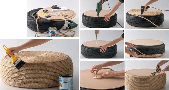 Create fantastic furniture with tires - grandgoldman.com