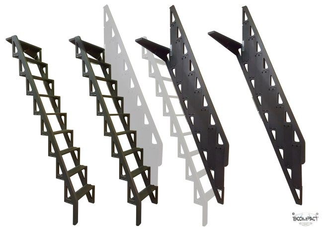 Look at this incredible hybrid staircase perfect for your home - grandgoldman.com