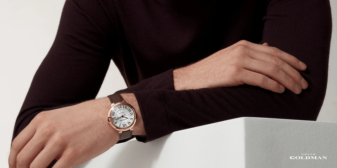 Best cartier gold watches men - Grand Goldman