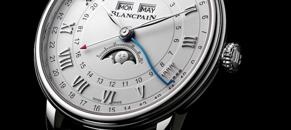 Villeret Quantième Complet GMT: Blancpain has redesigned its Complete GMT Calendar introduced in 2002 - grandgoldman.com