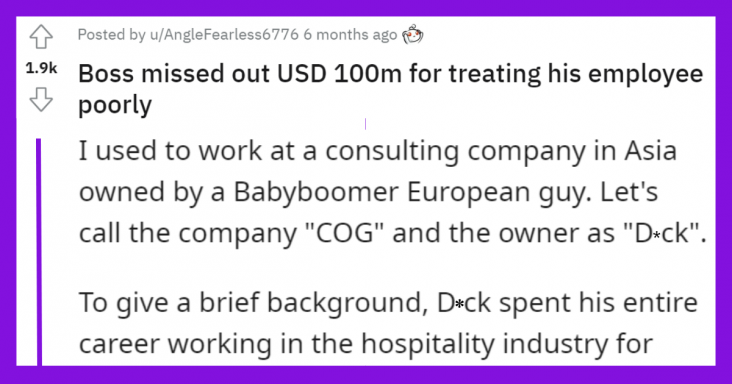 Boss Cuts Off Employees’ Salaries During COVID, Misses $100M After An Employee Resigns - grandgoldman.com
