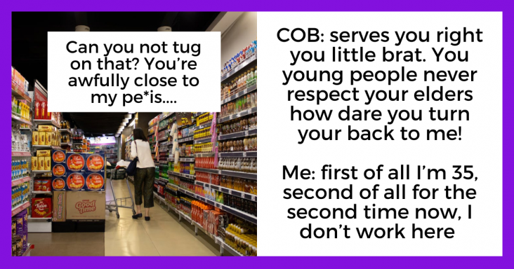 Entitled Woman Mistakes A Customer As An Employee And Gets Awfully Close To Them