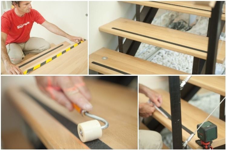 Learn how to install anti-slip on the stairs of your home - grandgoldman.com