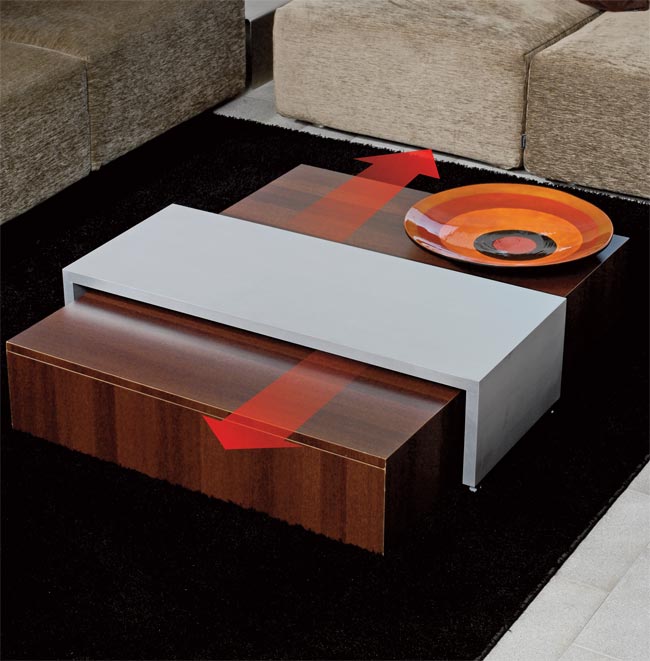 DIY Sliding Coffee Table Tray for Easy Entertaining