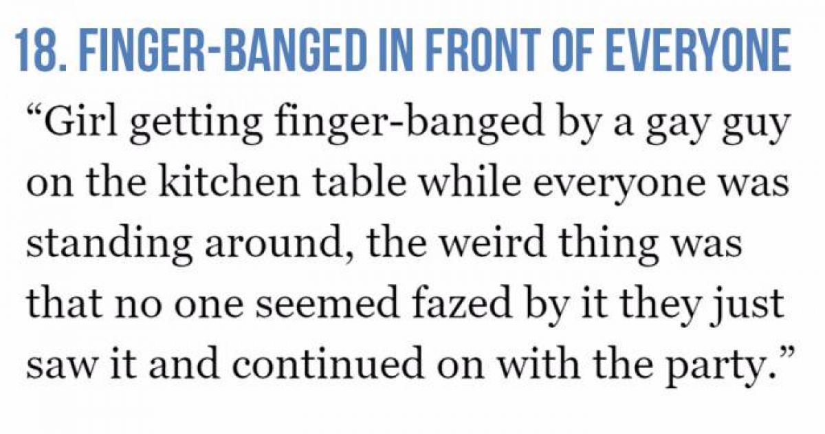 18 People Tells Stories Of Craziest Things They’ve Ever Witnessed At A Party