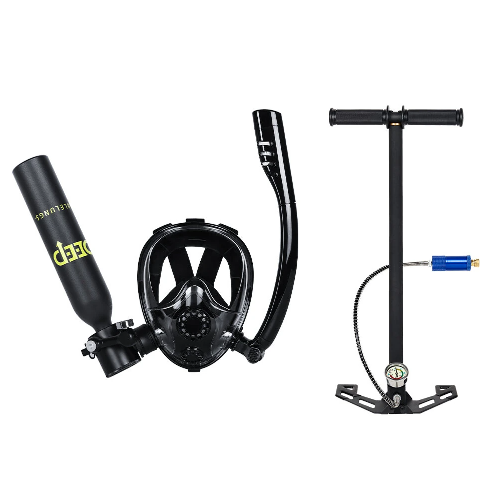 The Ultimate "POCKET" Diving Equipment... Because of the price... At €120 Complete. DIDEEP 0.5L All-in-One Mini Scuba Kit