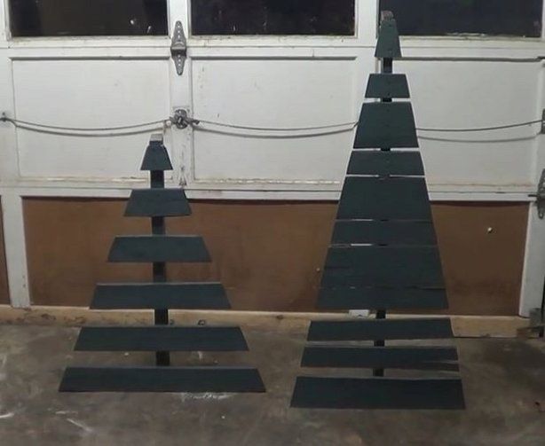 How to make a wooden Christmas tree - grandgoldman.com