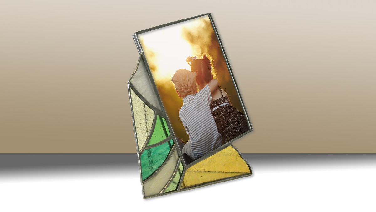 DIY Tiffany Technique Picture Frame: A Colorful Stained Glass Project